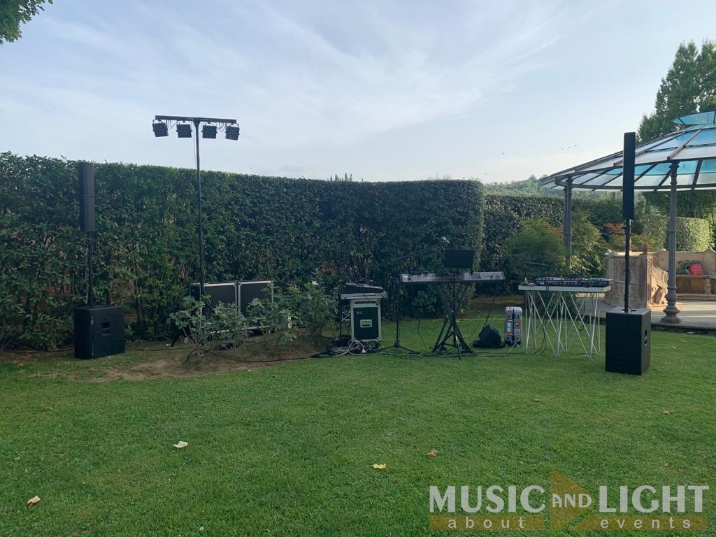 Matrimonio Villa Olmi Firenze - Allestimento Audio/Luci